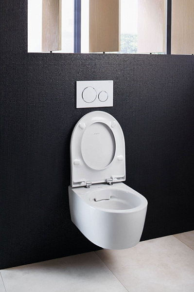 Унитаз с инсталляцией Geberit iCon 500.362.TC.I с горизонтальным выпуском