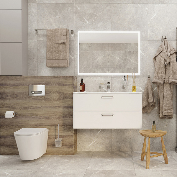 Полотенцесушитель одинарный, нержавеющая сталь, Slide, хром, IDDIS, SLISC10i49