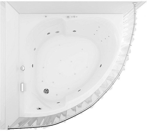 Карниз для ванны Aquanet Fregate полукруглый 120х120 00179493