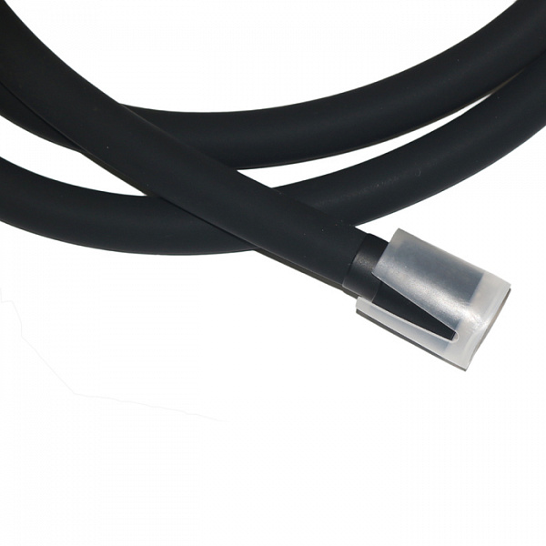 Шланг для душа, черный матовый, силиконовый, 1,2м, Optima Home, IDDIS, OPH12BLi19