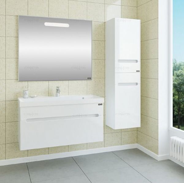 Зеркало Лондон 100 с LED-подсветкой Санта 900521