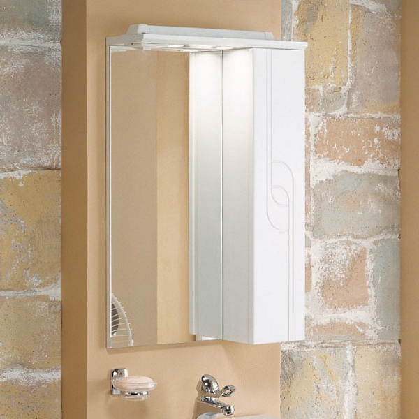 Зеркало-шкаф Акватон Панда 50x80 1A007402PD01R правый с подсветкой