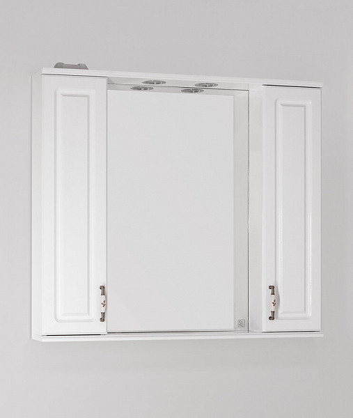Зеркальный шкаф Style Line Олеандр-2 90х83/С