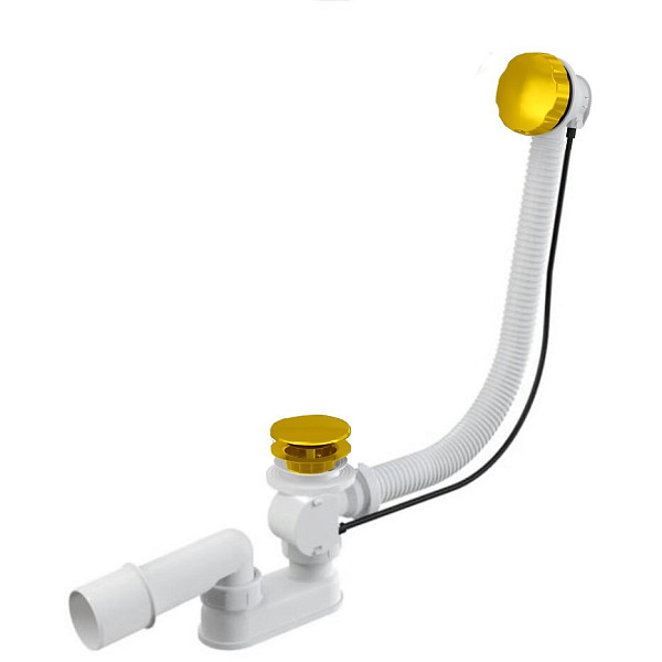 Слив перелив п/автомат Vega V55R 60см золото