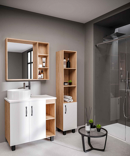 Тумба под раковину напольная Grossman Флай 80 см 108001