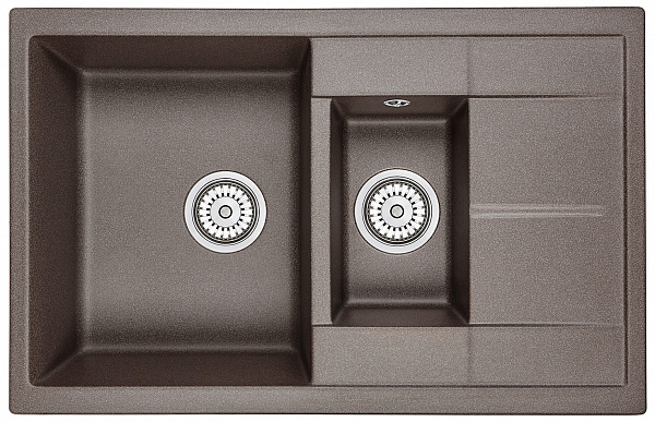 Мойка кухонная Granula прямоугольная кварц 7802, ЭСПРЕССО