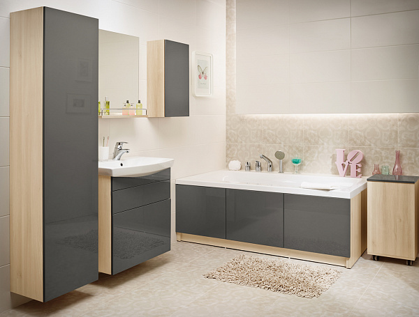 Тумба под раковину Cersanit Smart 60 см  B-SU-SMA-CO60/Wh