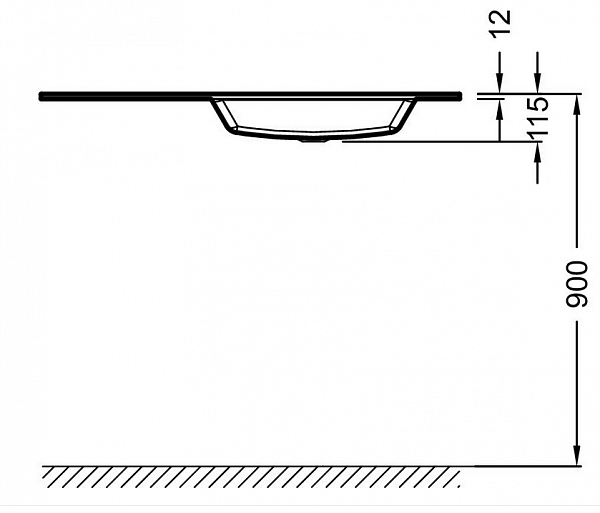 Раковина Jacob Delafon Vox 100x46 см EB2103-DD4