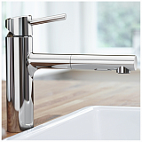 Смеситель GROHE CONCETTO 30273001 для кухонной мойки с выдвижным изливом