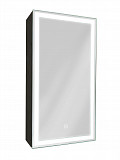 Зеркало-шкаф Континент"Mirror Box black Led" 350х650 правый