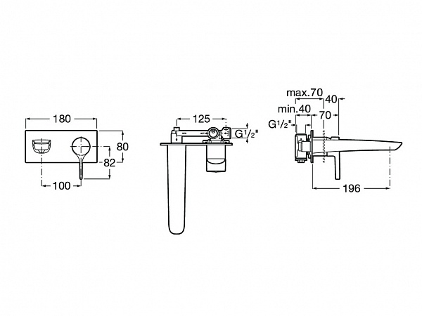 Смеситель Roca Insignia для раковины 5A353AC00