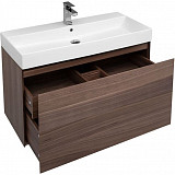 Тумба с раковиной Aquanet Нью-Йорк 100 орех 00213937
