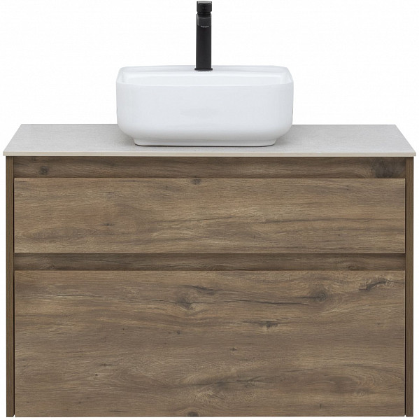 Тумба под раковину Aquanet Nova Lite 90 дуб рустикальный (2 ящика) 00249518