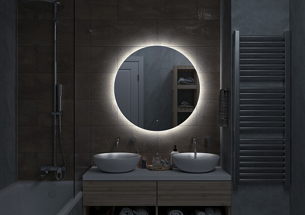 Зеркало Континент "Ajour medium" d1000