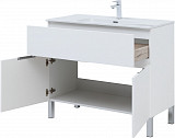 Мебель для ванной Aquanet Алвита New 100 1 ящик, 2 дверцы, белый матовый 00274184