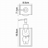 Дозатор для жидкого мыла Wasserkraft Ammer K-6499