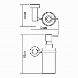 Дозатор для жидкого мыла Wasserkraft Donau K-9499