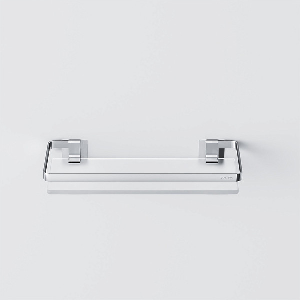 A7455100 Sense L Полка  стеклянная, алюминий