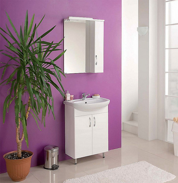 Зеркало-шкаф Акватон Онда 59x80 1A009802ON01R правый с подсветкой