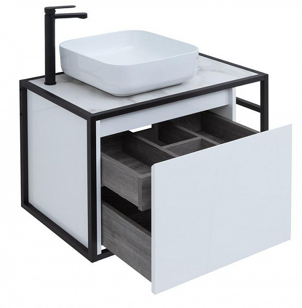 Тумба под раковину Aquanet Nova Lite Loft 75 L белый 00261650