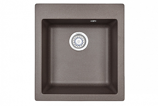 Мойка кухонная Granula квадратная кварц 4201, ЭСПРЕССО