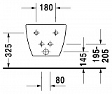 Биде подвесное Duravit Happy D.2 2258150000