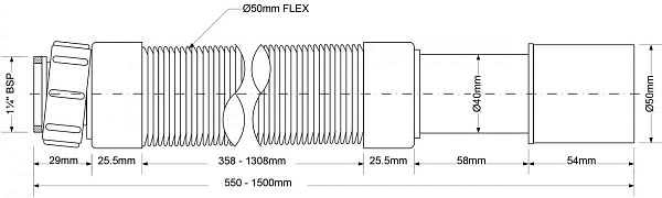 Гофра McAlpine MRMF115S