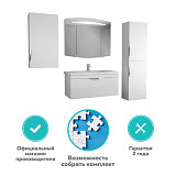 Полупенал Sjel, 30 R, белый лак