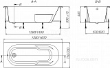 Акриловая ванна Roca Genova-N 150x75 ZRU9302894