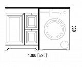 Тумба Corozo "Леон 70 Z2", Мадлен 130