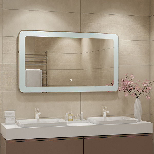 Зеркало Континент "Velvette Led" 1200x700