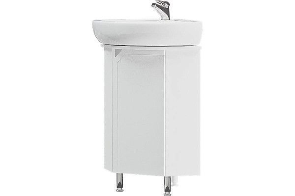 Тумба угловая Corozo Сириус 40 белый SD-00001645