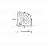Поддон акриловый "KOLLER POOL" Round  90x90 ROUND90R