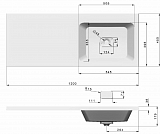 Раковина мебельная Мадера Камилла 120 (Правый)