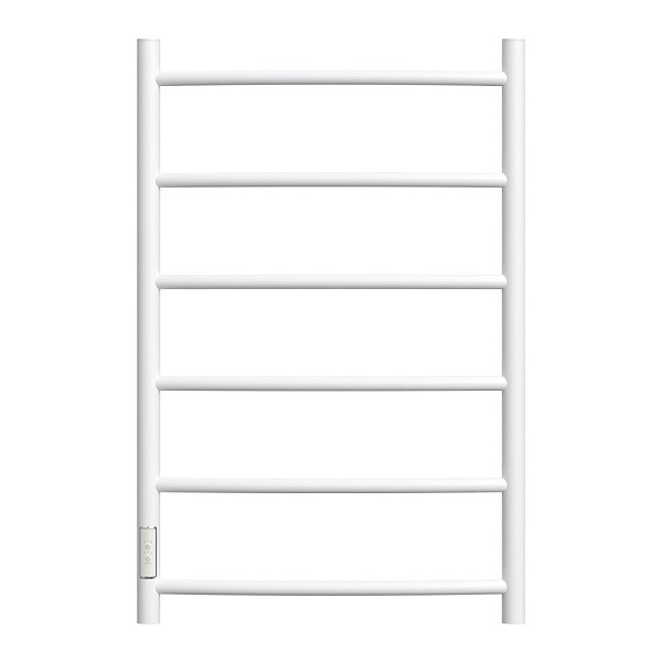 Полотенцесушитель электрический Point Афина PN04758W П6 500x800 диммер слева, белый