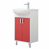 Тумба Corozo "Колор 50", красная, Уют 50 SD-00000696