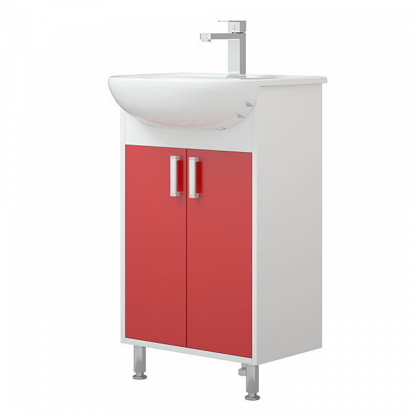 Тумба Corozo "Колор 50", красная, Уют 50 SD-00000696