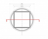 Confluo Standard 15х15 Plate Vertical 2in1 Pestan