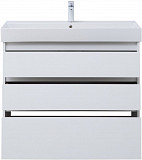 Тумба под раковину Aquanet Nova Lite 100 белый глянец (3 ящика) 00302478