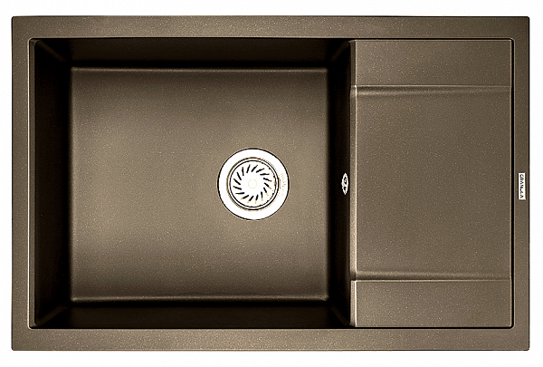 Мойка кухонная Granula прямоугольная кварц 7805, ЭСПРЕССО