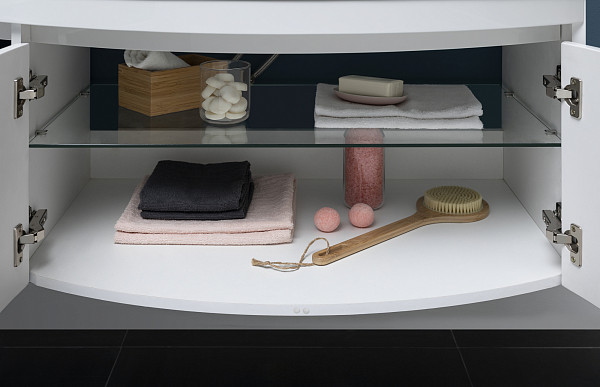 Тумба с раковиной Aquanet Опера 115 R белый (2 дверцы 2 ящика) 00212992