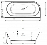 Акриловая ванна Riho Desire 184x84 левая B088002005