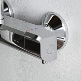 F078F500 Func, душ. система: см-ль д/ванны/душа с ТМС, душ.штанга, верхн. душ квадр., ручн.душ, хром