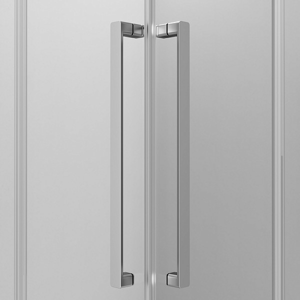 W84G-403-12080-MТ Душевое ограждение Func Square Slide 120х80, мат хром, прозрачное