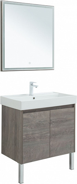 Мебель для ванной Aquanet Nova Lite 75 дуб рошелье (2 дверцы) 00302536