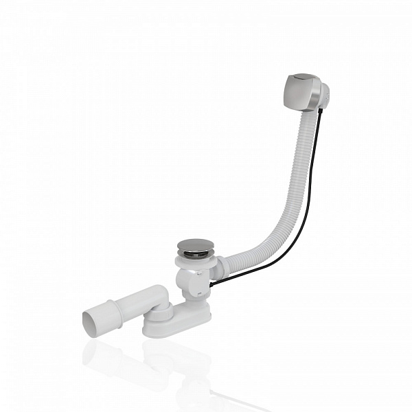 Слив-перелив Koller Pool для ванны автомат квадратный комплект хром (A51CRM)