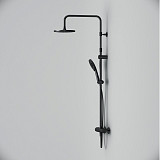 F0785A422  X-Joy, душ.система:  см-ль д/душа с ТМС, душ.штанга,верхний душ 220мм, ручн душ, черн.