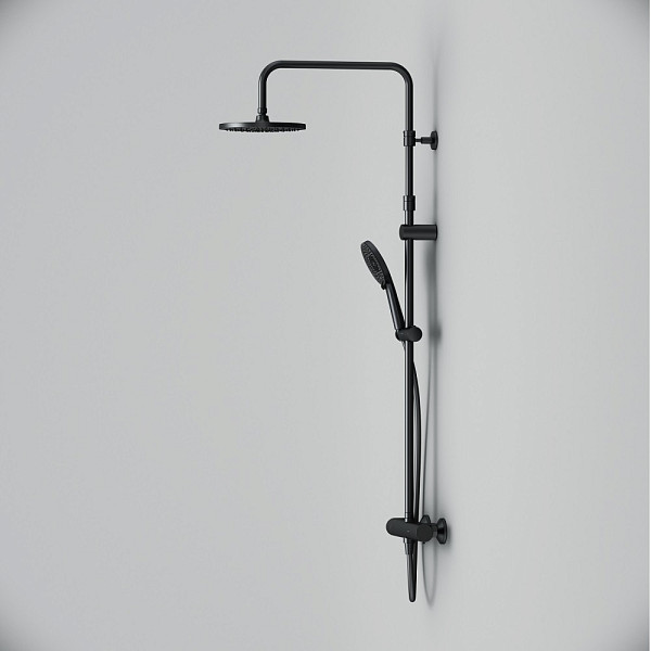 F0785A422  X-Joy, душ.система:  см-ль д/душа с ТМС, душ.штанга,верхний душ 220мм, ручн душ, черн.