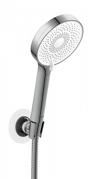 Душевой гарнитур FERRO (держатель лейки) 3 режима шланг 150 металл круг