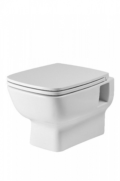 Комплект Santek Нео 1WH501572 унитаз безободковый + инсталляция + сиденье + панель хром Santek